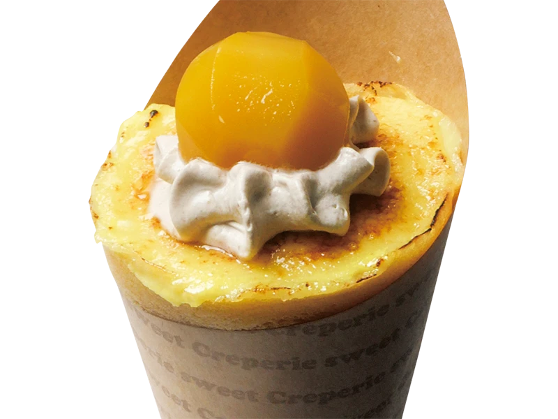 マロンクリームブリュレアイス クレープくるり